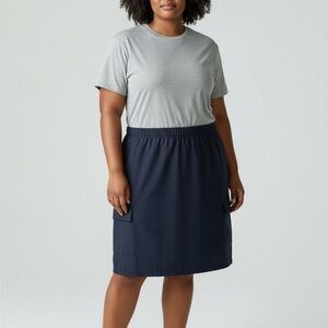 Hyba Short Sleeve Colourblock Dress